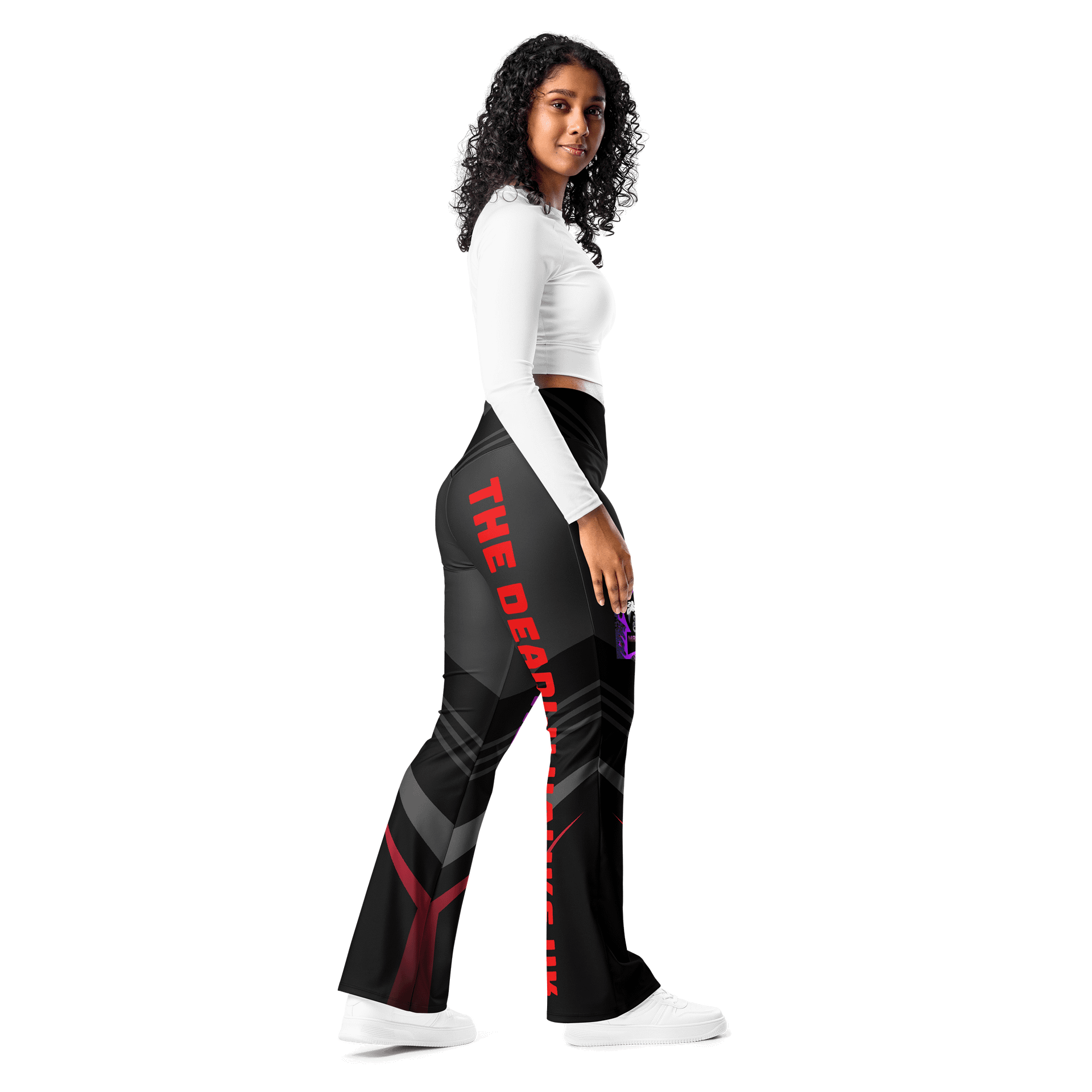 MrHawksGaming2 Shadowed Geometric Flare Leggings product image (5)