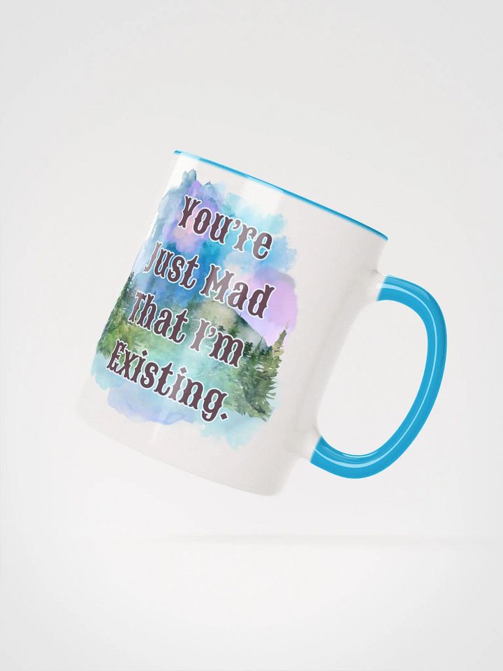 I'm Existing Ceramic Mug with Color Inside product image (2)