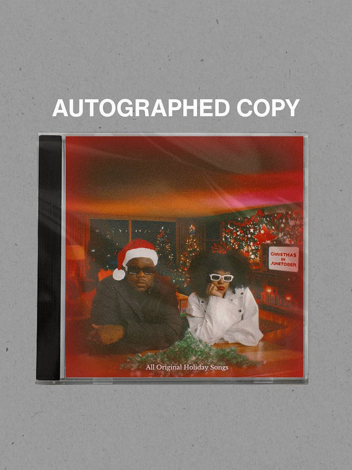 AUTOGRAPHED LIMITED EDITION CHRISTMAS IN JUNETOBER CD (PRE-ORDER) product image (1)