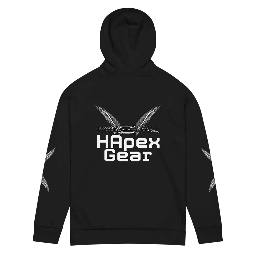 Unisex Hoodie - White HApex Gear White Logo product image (6)