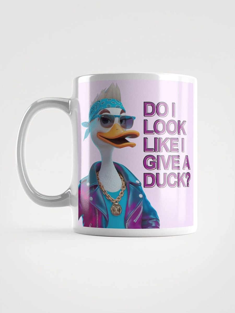 Duck Attitude #Statement Glossy Glossy Mug - White product image (6)