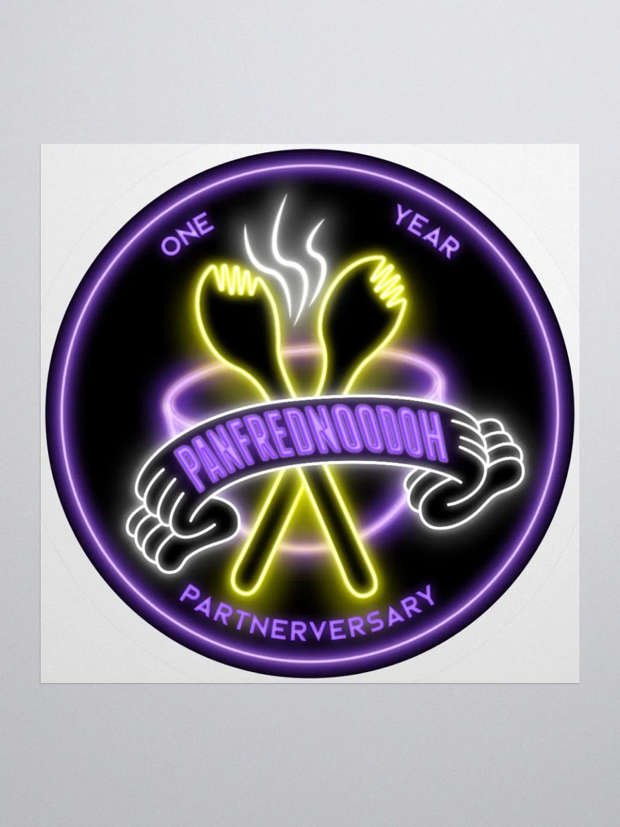 Limited Edition 1-Year Partnerversary Sticker product image (2)
