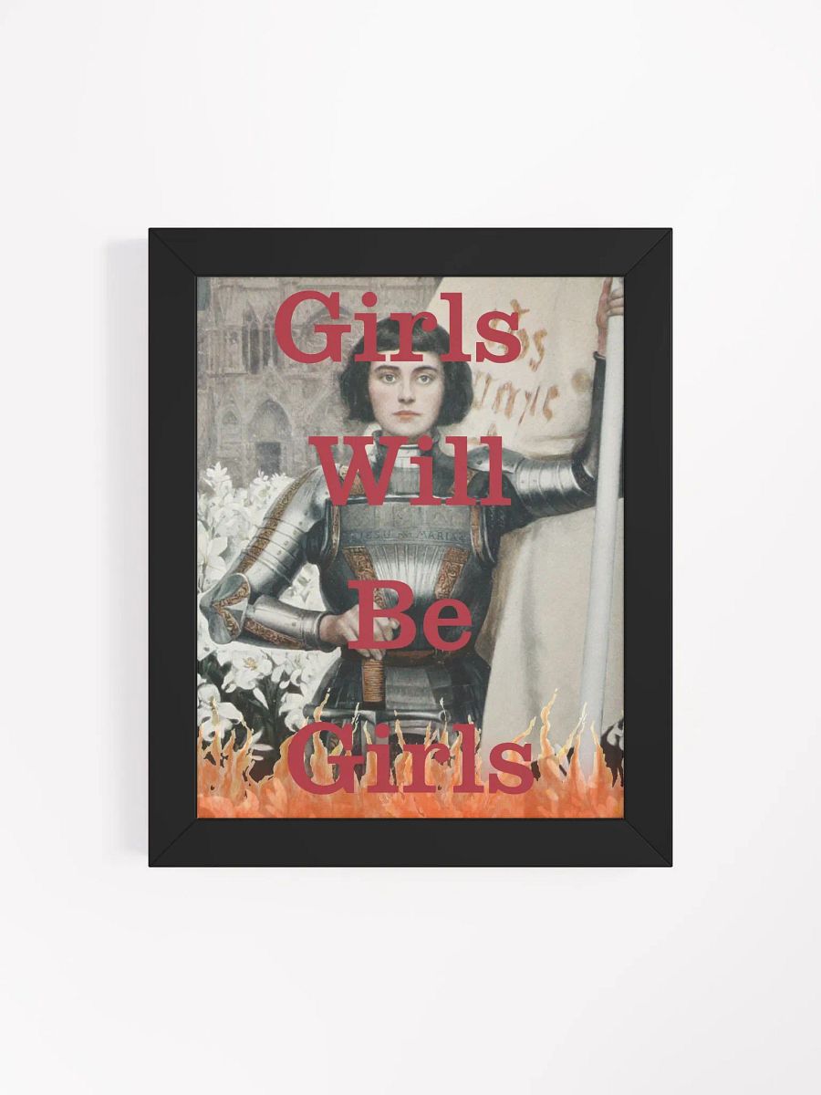 Girls Will Be Girls Framed Print product image (4)