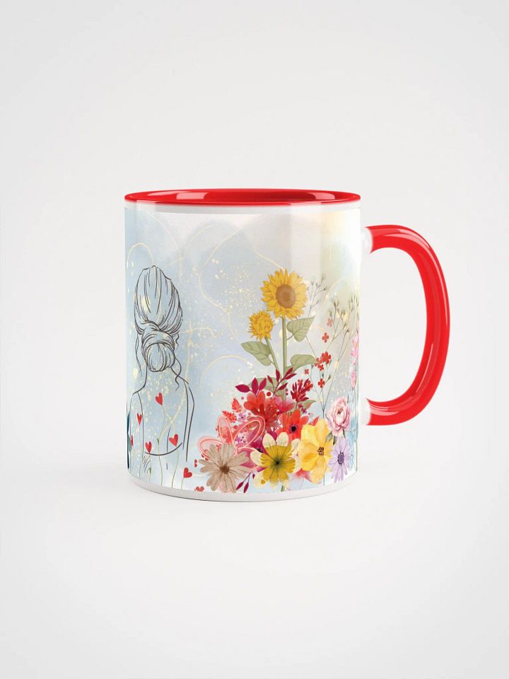 Girl with flowers mug product image (1)