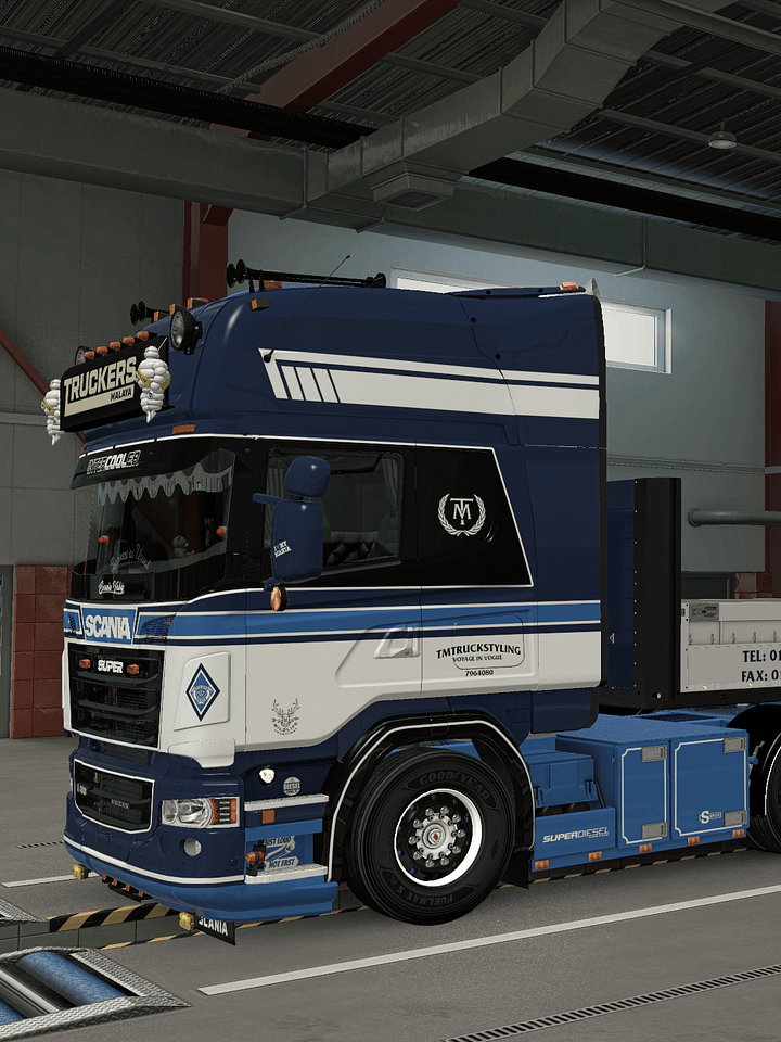 ETS2 TM Multicolor Skin Pack for Scania PGR with Rigid & Trailer Schmitz product image (2)