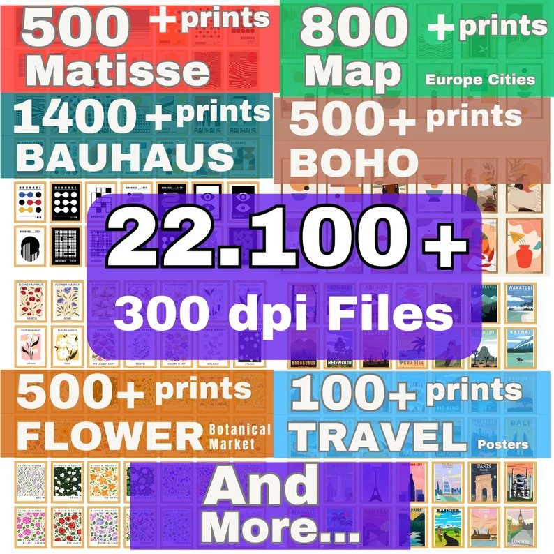 5000+ Gallery Wall Set Digital Art product image (2)