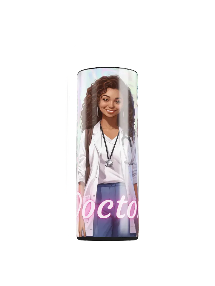 Black Doctor 20 oz Skinny Stainless Steel Tumbler product image (1)