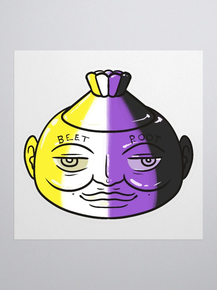 Non-binary Poot bubble free stickers product image (1)
