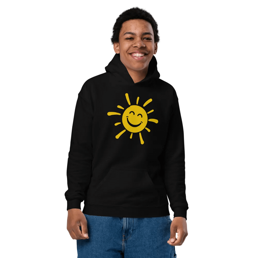Sunshine Smiles Youth Hoodie product image (3)