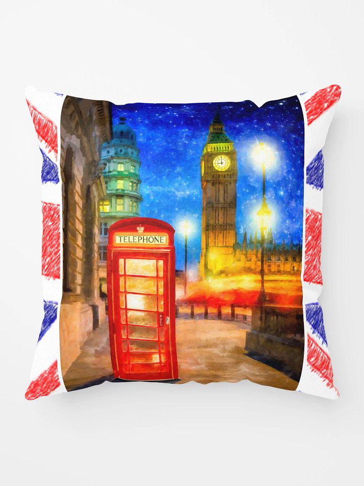 London Under The Stars - British Throw Pillow product image (1)