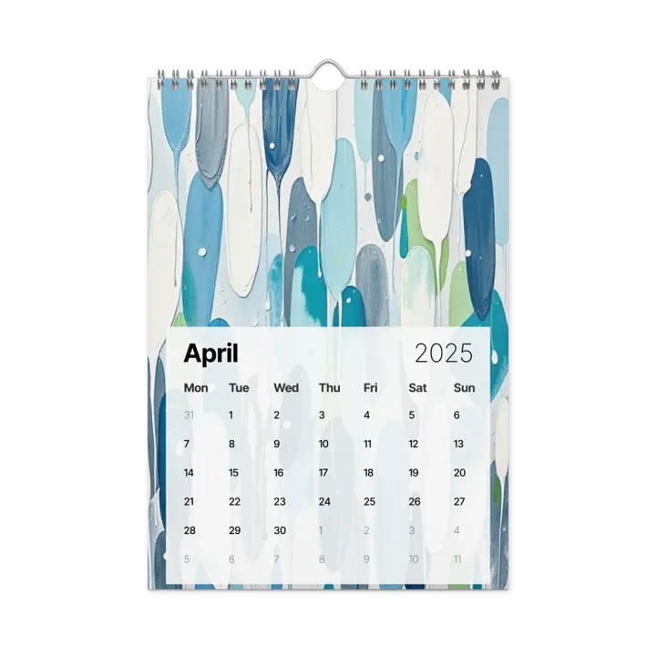 ART ABSTRACT WALL CALENDAR 2025 product image (1)