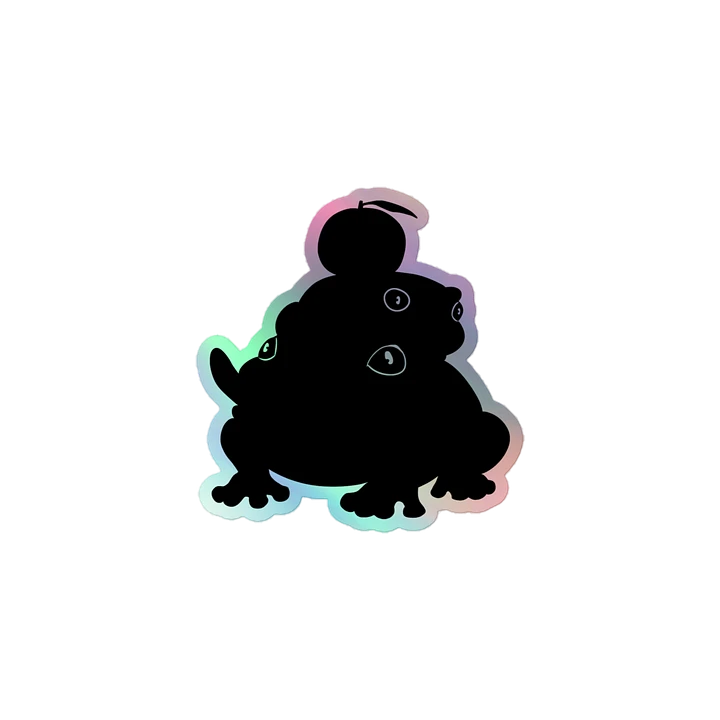 Black Drama Frog Sticker product image (1)