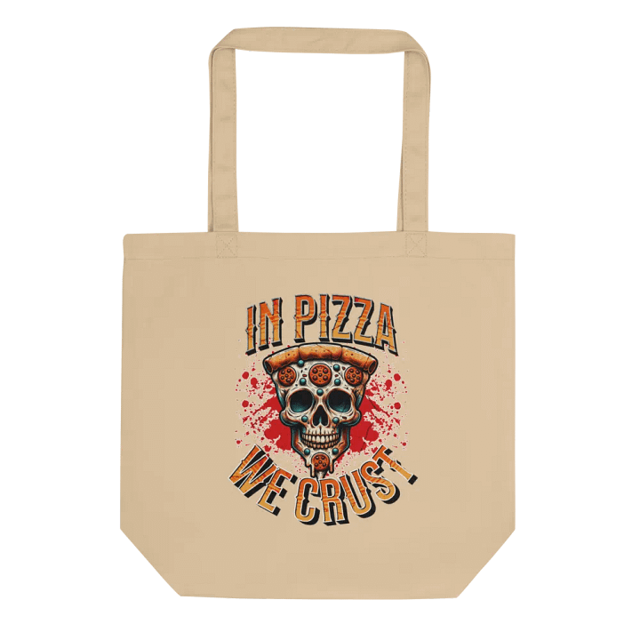 In Pizza We Crust Skull Eco Tote product image (1)