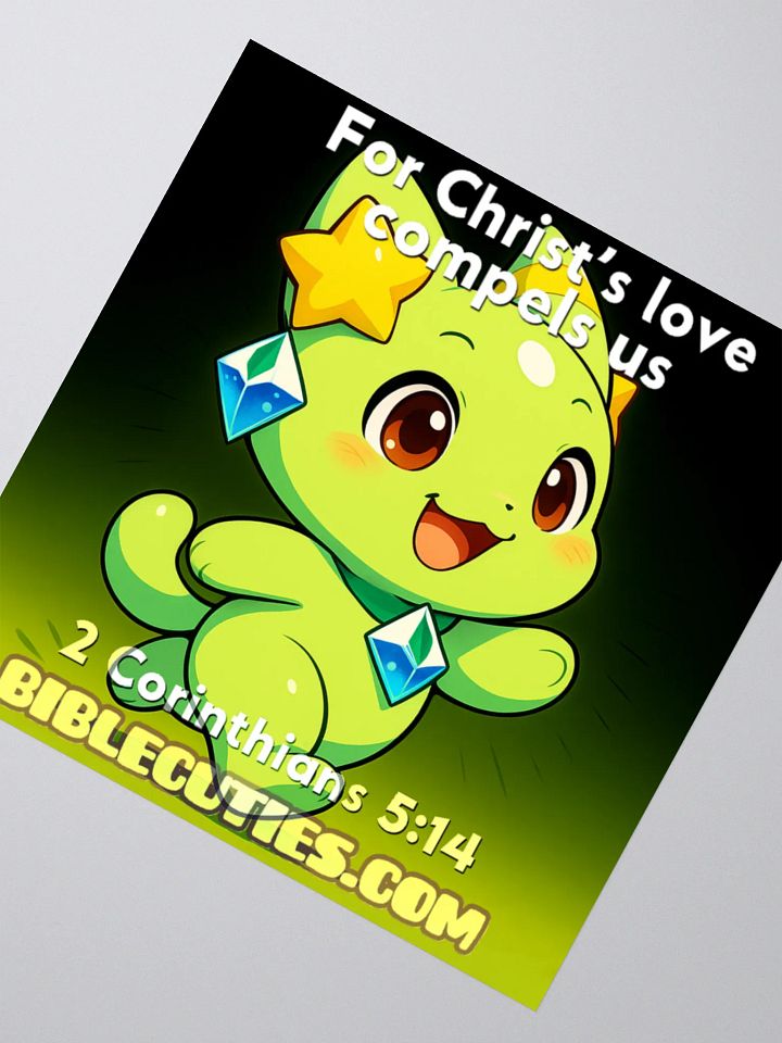 Bible Cuties Beatrice - For Christ's love compels us Sticker product image (4)