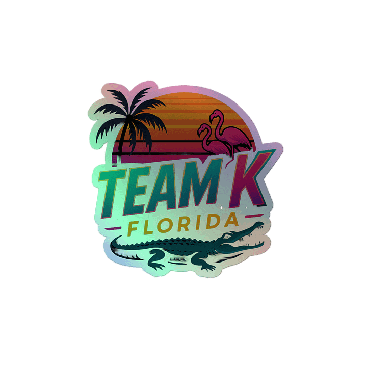 Team K Florida HOLOGRAPHIC" STICKERS product image (2)