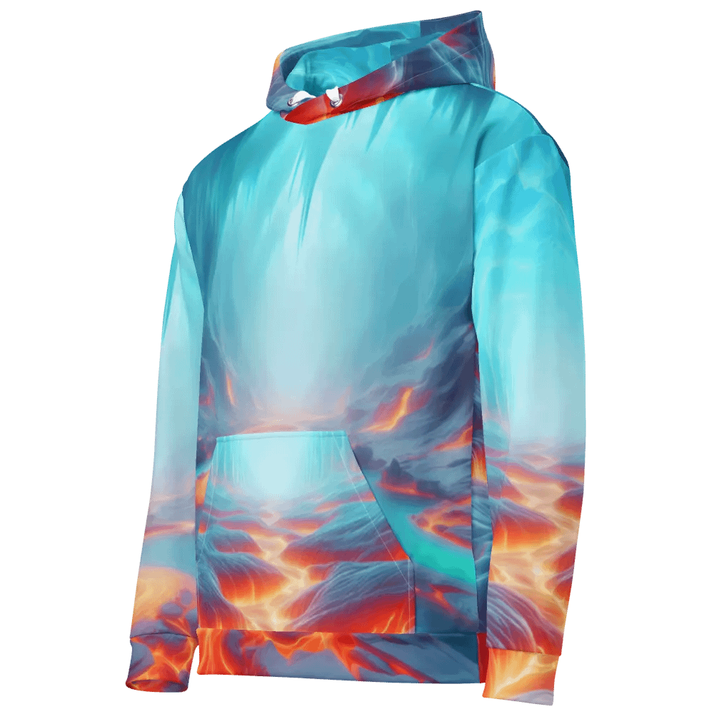 Fire and Ice - Vivid Glacial Lava Cascade #35 product image (6)