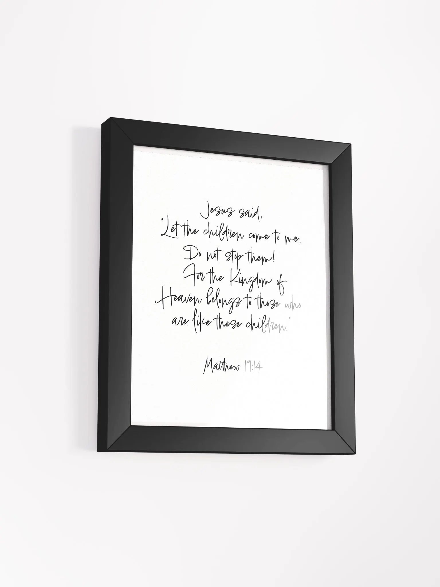 Let the Children Come to Me - Framed product image (11)