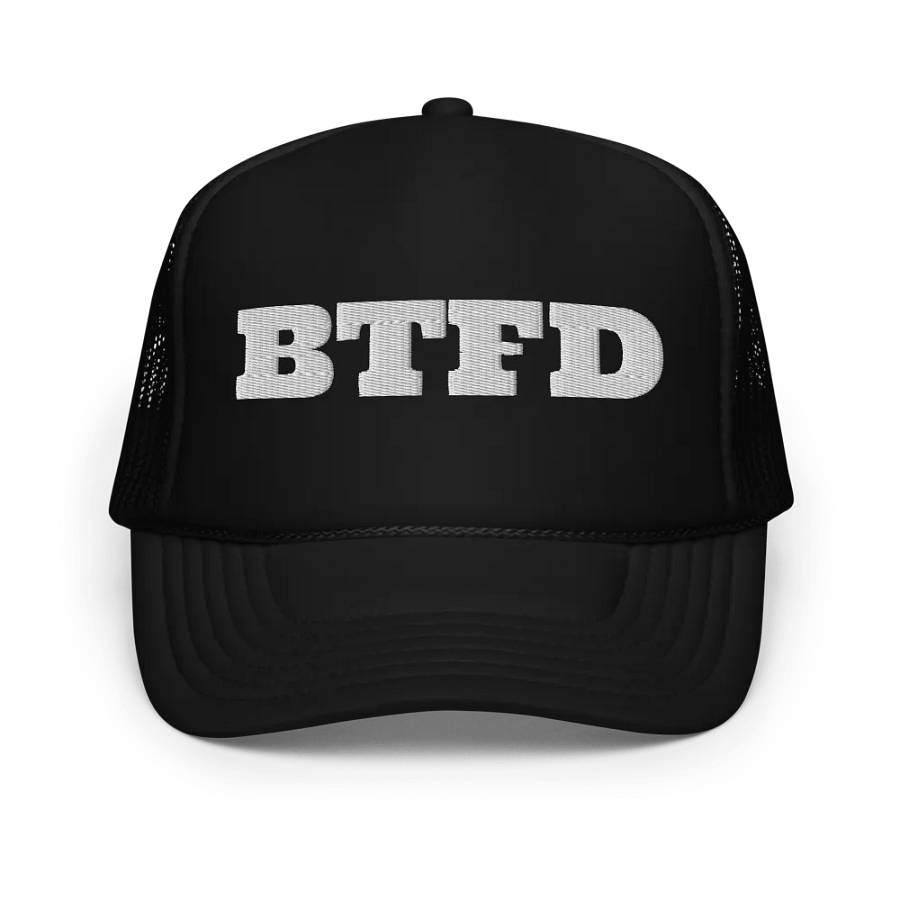 BTFD Embroidered Trucker Hat - Btfd Hat , Investing Hat, Investor Gift, Stock Market Hat product image (1)