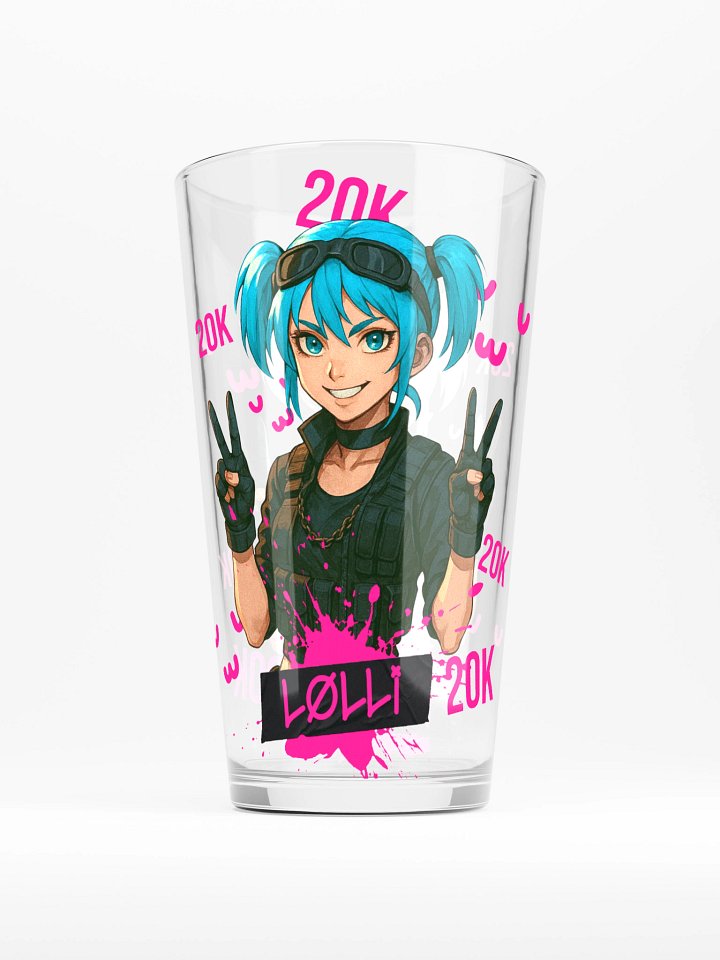 Limited Edition 20k Subscriber Lolliverse Pint Glass product image (1)