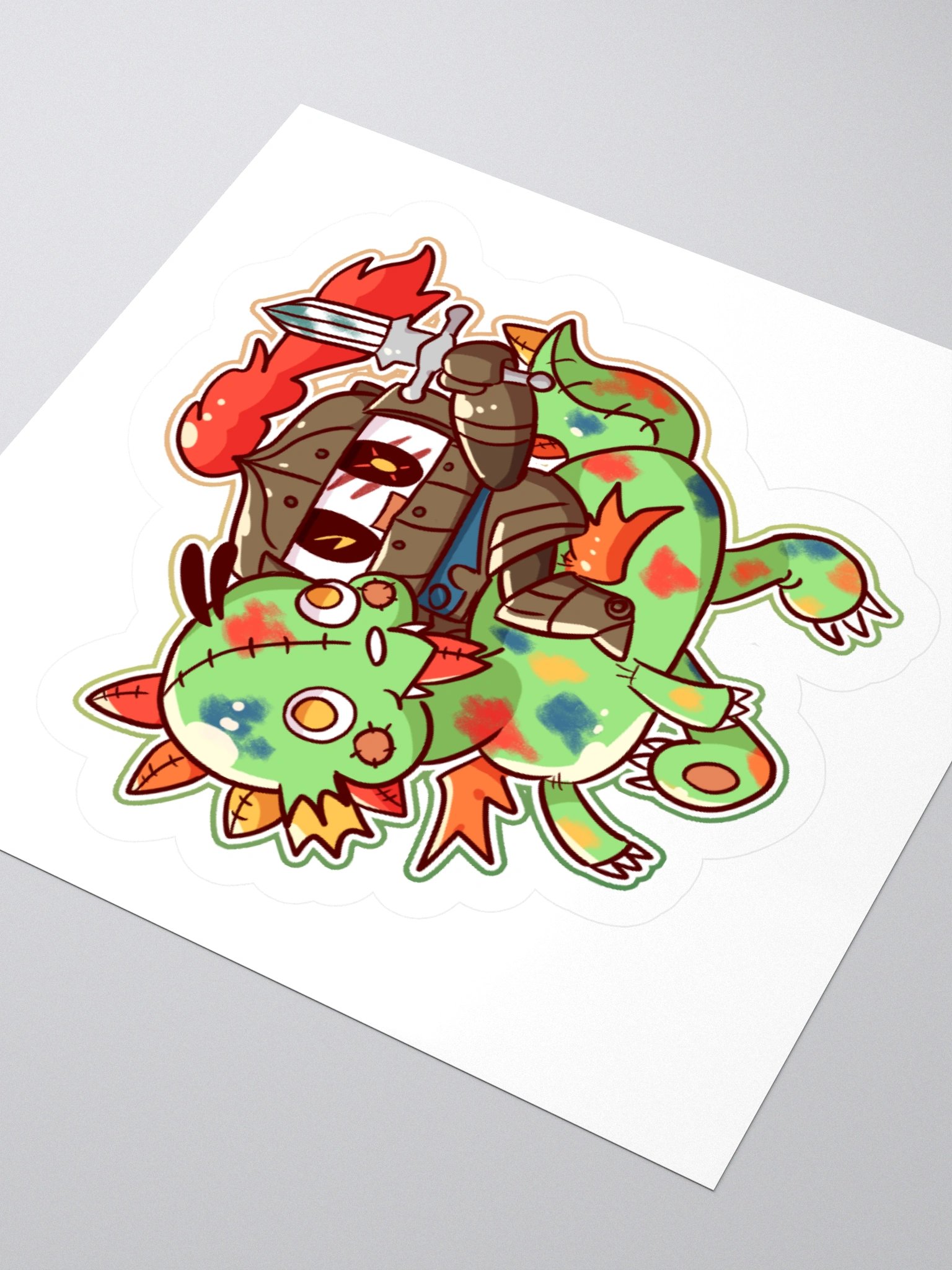 Brave Knight Sticker product image (3)