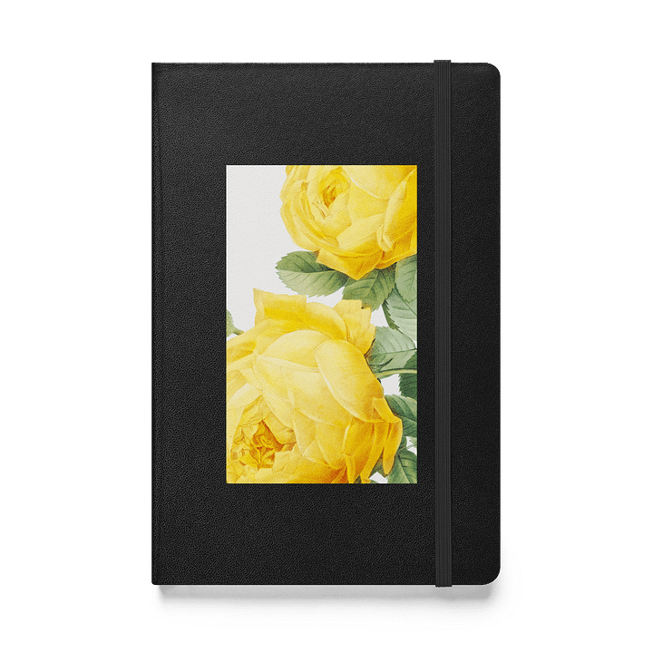 Golden Rose Hardcover Notebook product image (1)