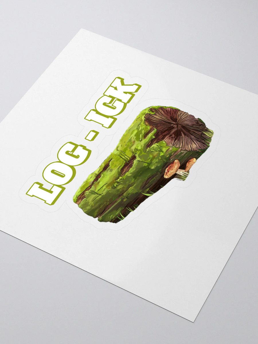 Log - Ick: Funny Play On Words Sticker product image (3)