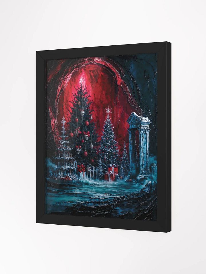 Gothic Christmas Forest Framed Poster product image (6)