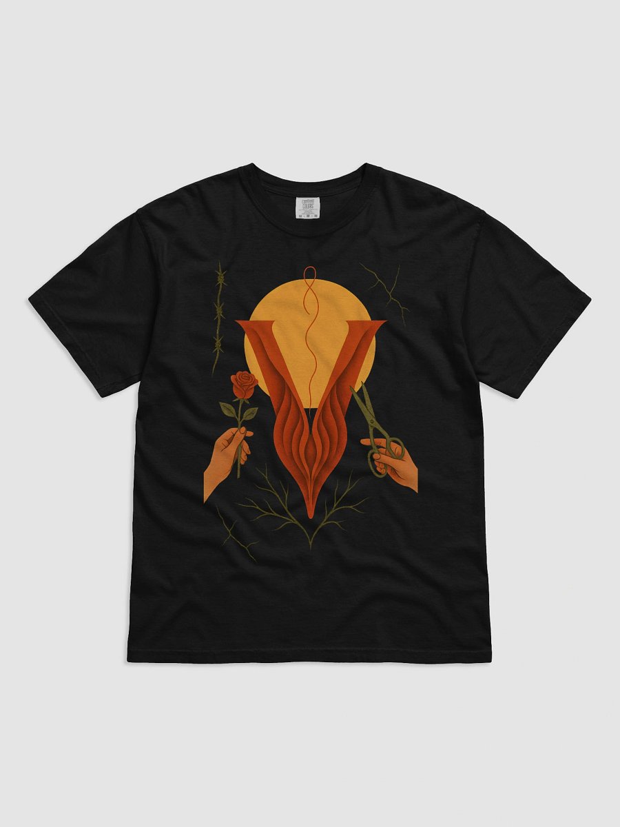 Ex corpus V garment-dyed heavyweight t-shirt by dark alphabet product image (1)