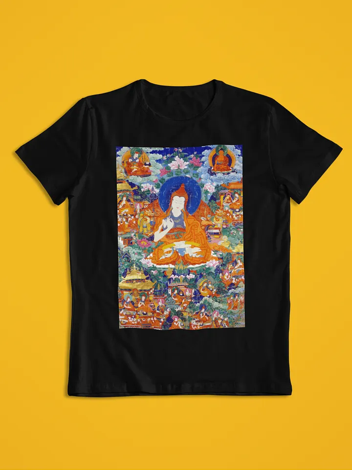 Shantirakshita Traditional Buddhist Thangka Art T-Shirt product image (1)