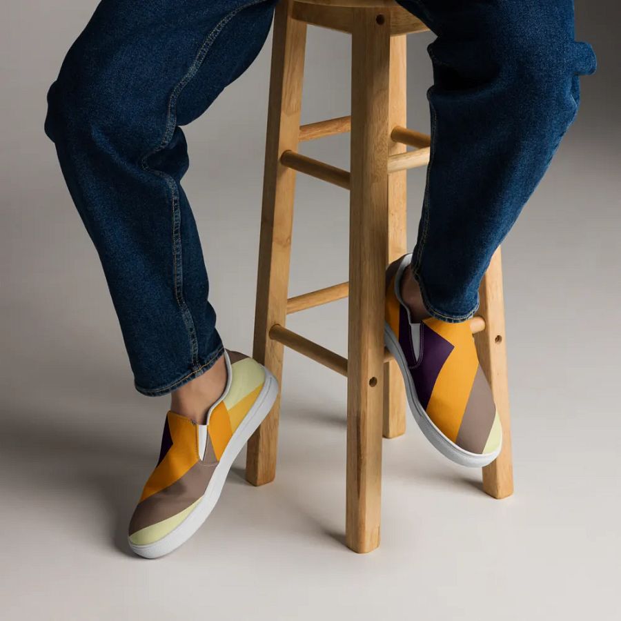 Orange Zag Slip-Ons product image (7)