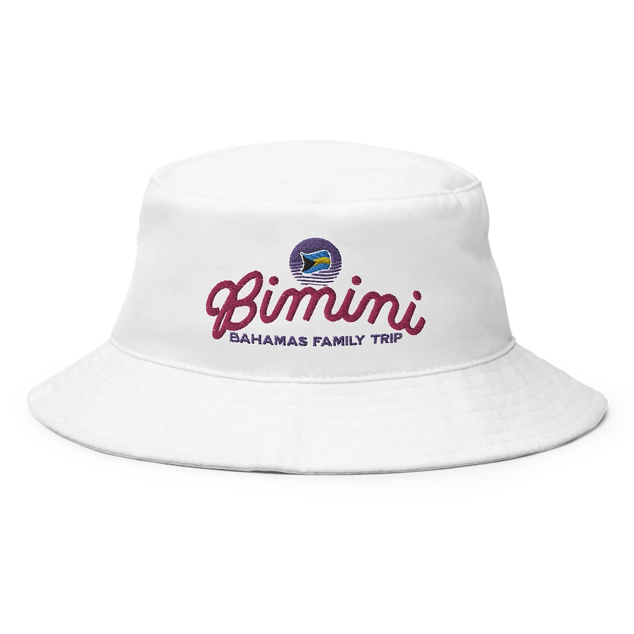 Bimini Bahamas Hat : Girls Trip Bahamas Flag Bucket Hat Embroidered product image (7)