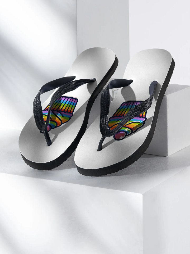 Rainbow Cupcake Flip Flops product image (2)