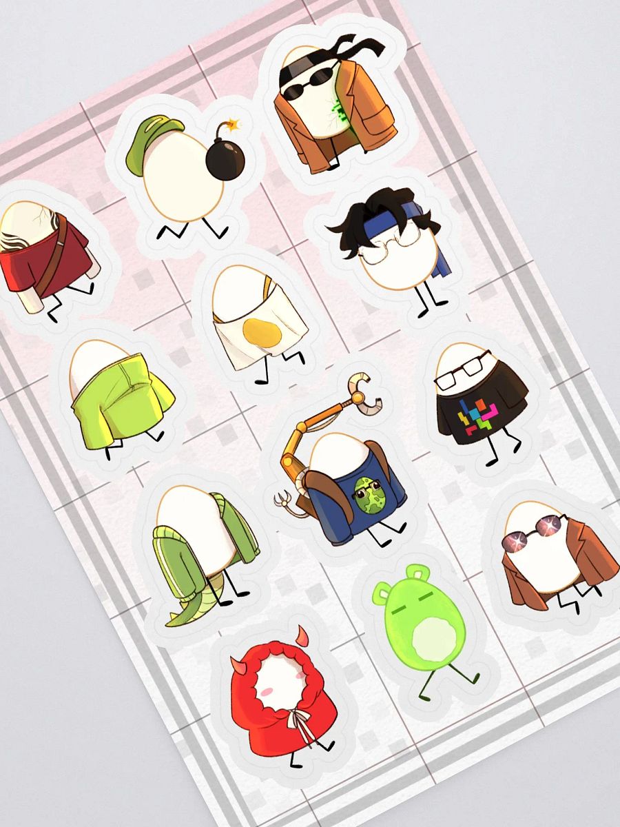 Egg Parents! Sticker Sheet 3 product image (2)