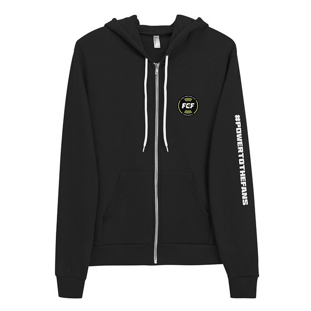FCF #POWERTOTHEFANS Unisex Zip Hoodie product image (1)