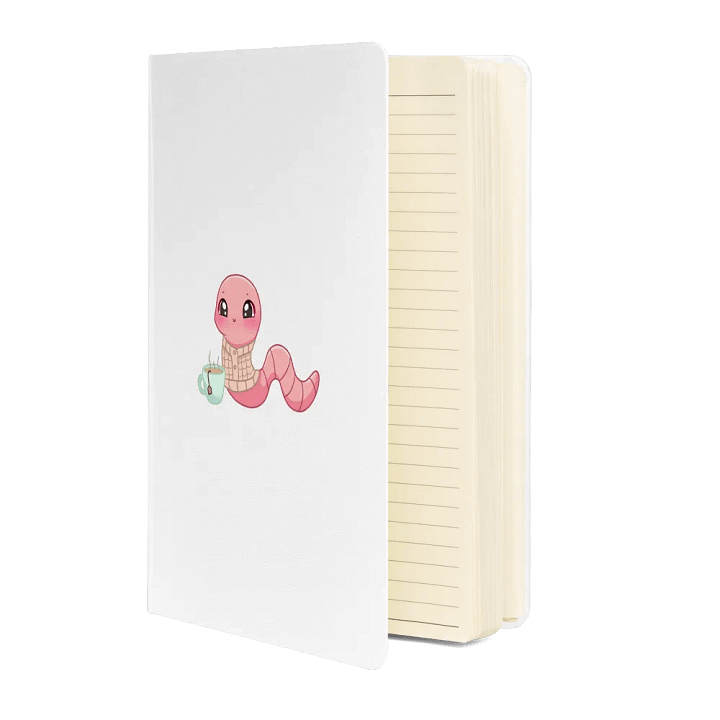 Cozy Worm Hardcover Notebook product image (2)