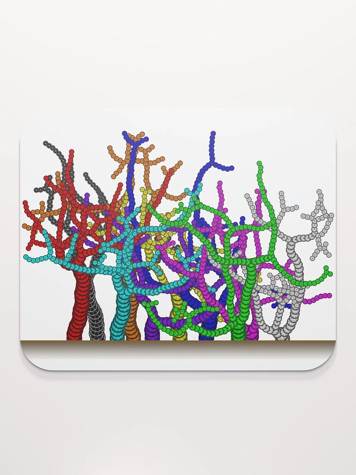 Colorful Trees Mouse Pad product image (1)
