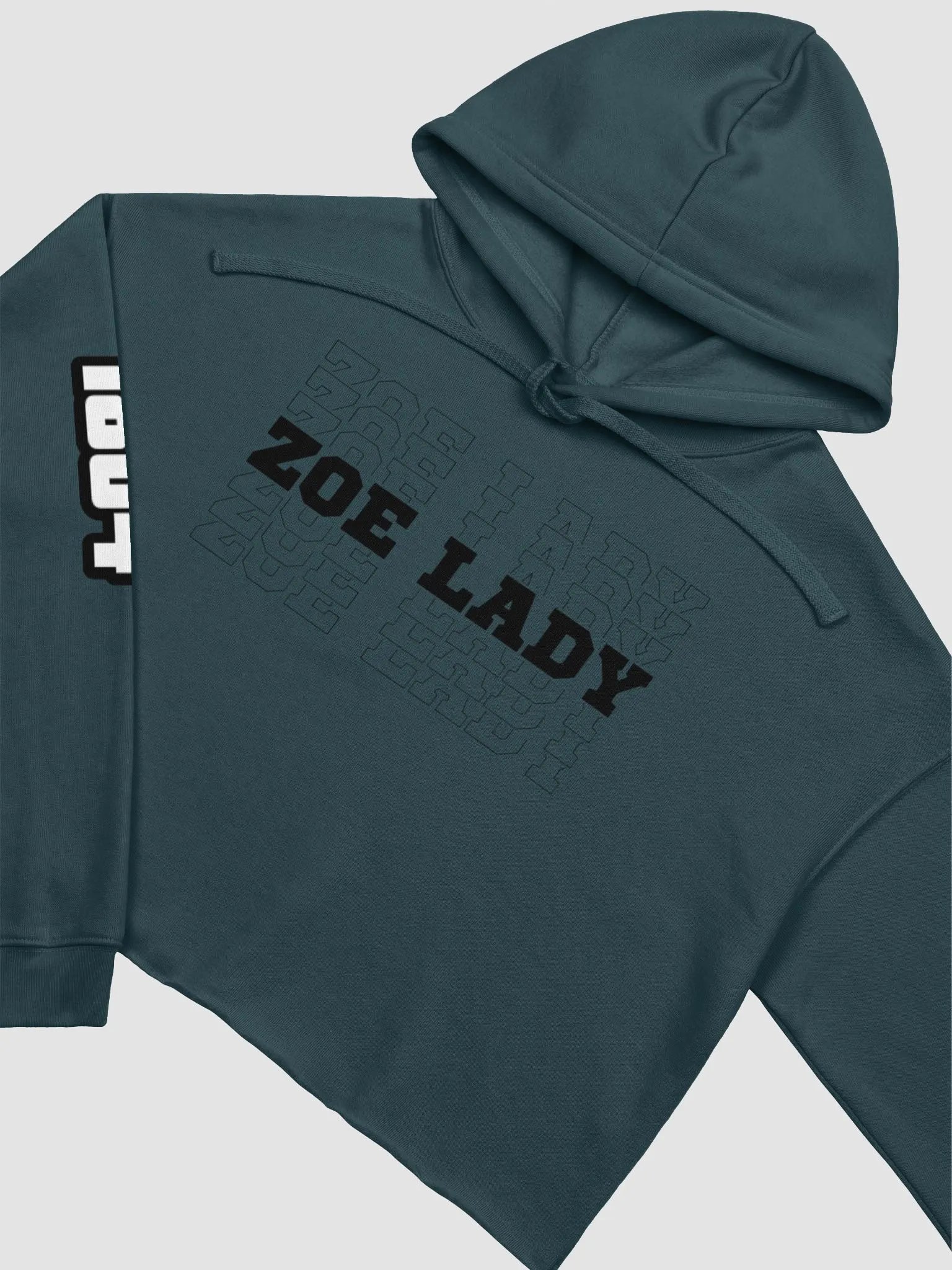 ZOE LADY CROP TOP HOODIE product image (3)