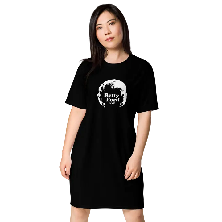 Betty Ford NYC logo T-Shirt Dress (Black) product image (1)