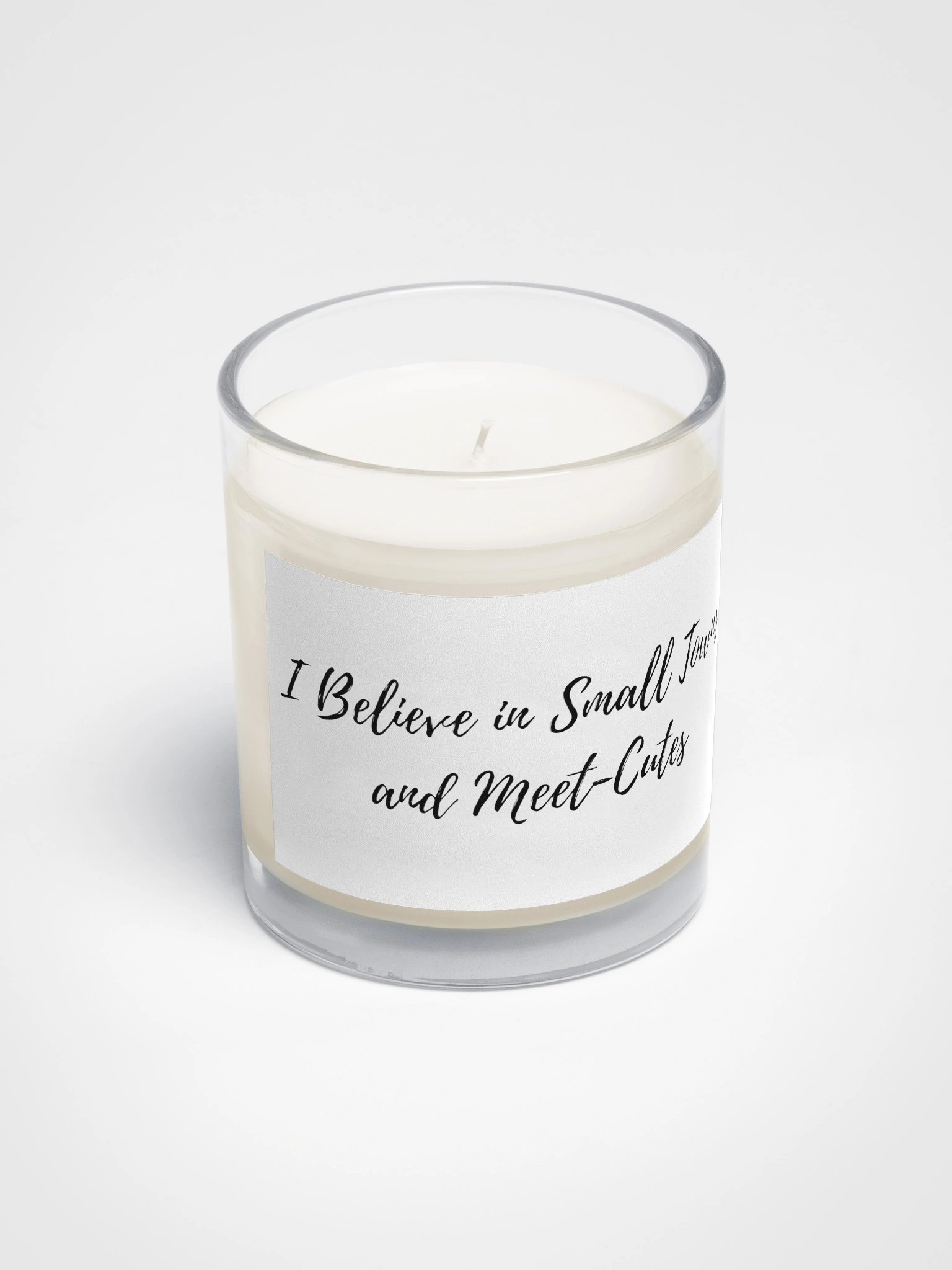 I Believe in Small Towns and Meet-Cutes – Soy Wax Candle product image (2)