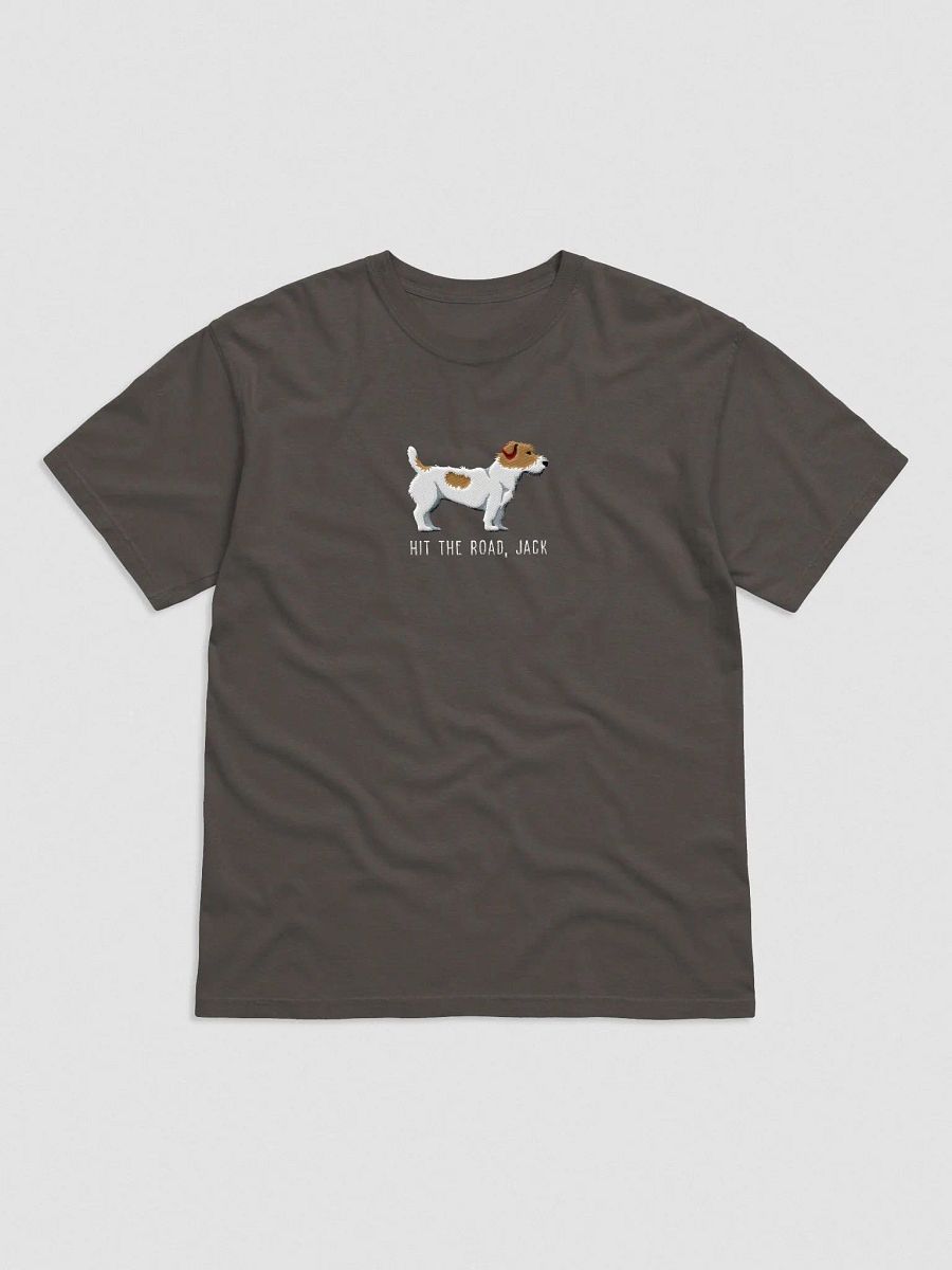 Hit the Road, Jack T-Shirt(Embroidered) of a Jack Russell Terrier(Rough Coat) product image (4)
