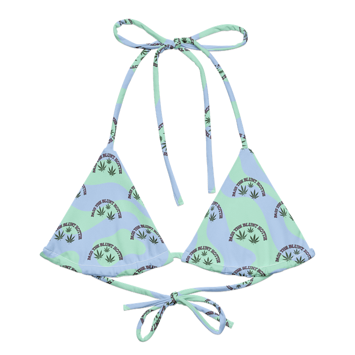'PASS THE BLUNT HOTTIE' Cannabis Bikini Top product image (2)