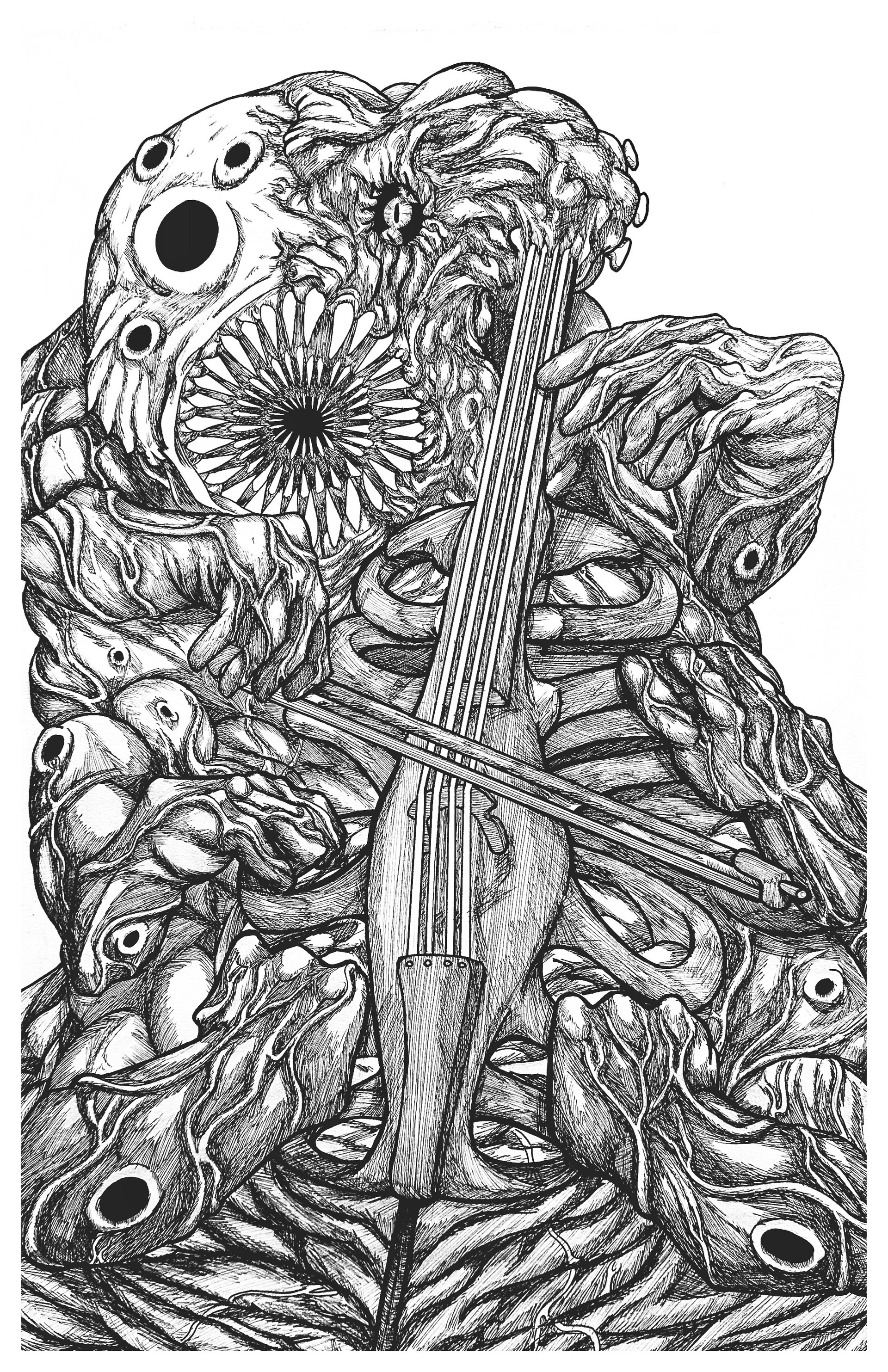 The Cellist Print product image (1)