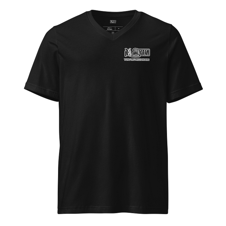 Yung Tru Millionaire Monochrome V-Neck Tee product image (1)