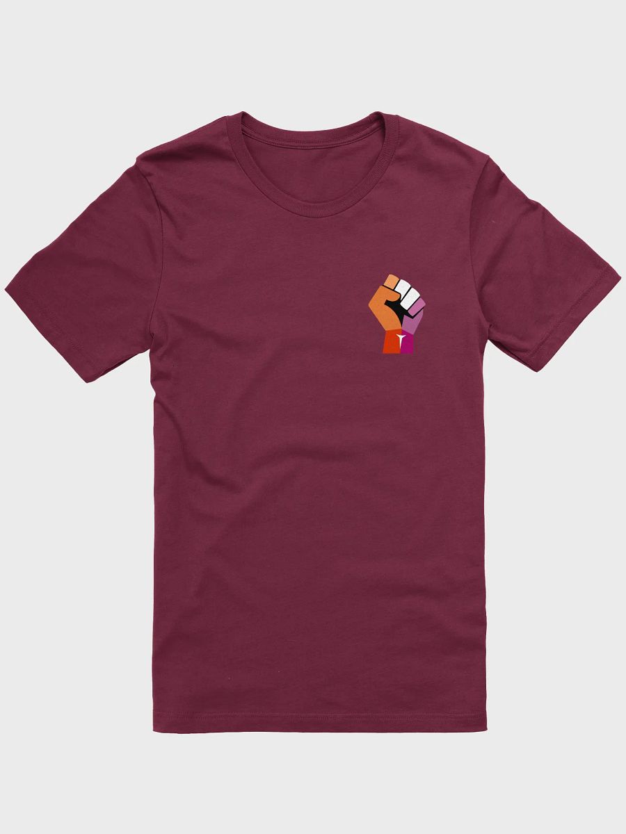 raised lesbian fist t-shirt product image (1)