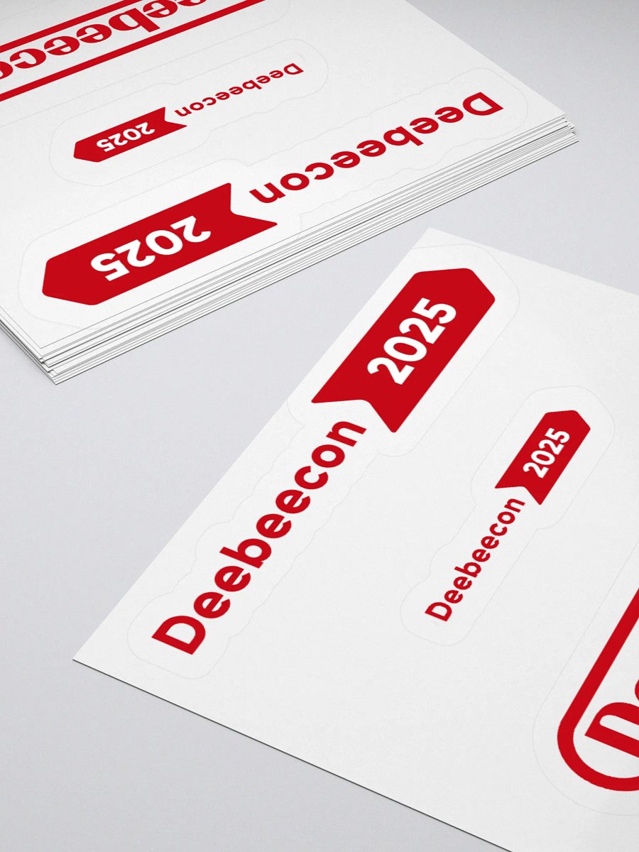 Official DeeBeeCon 2025 stickers product image (4)