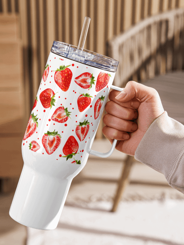 Strawberry Delight Travel Mug product image (1)