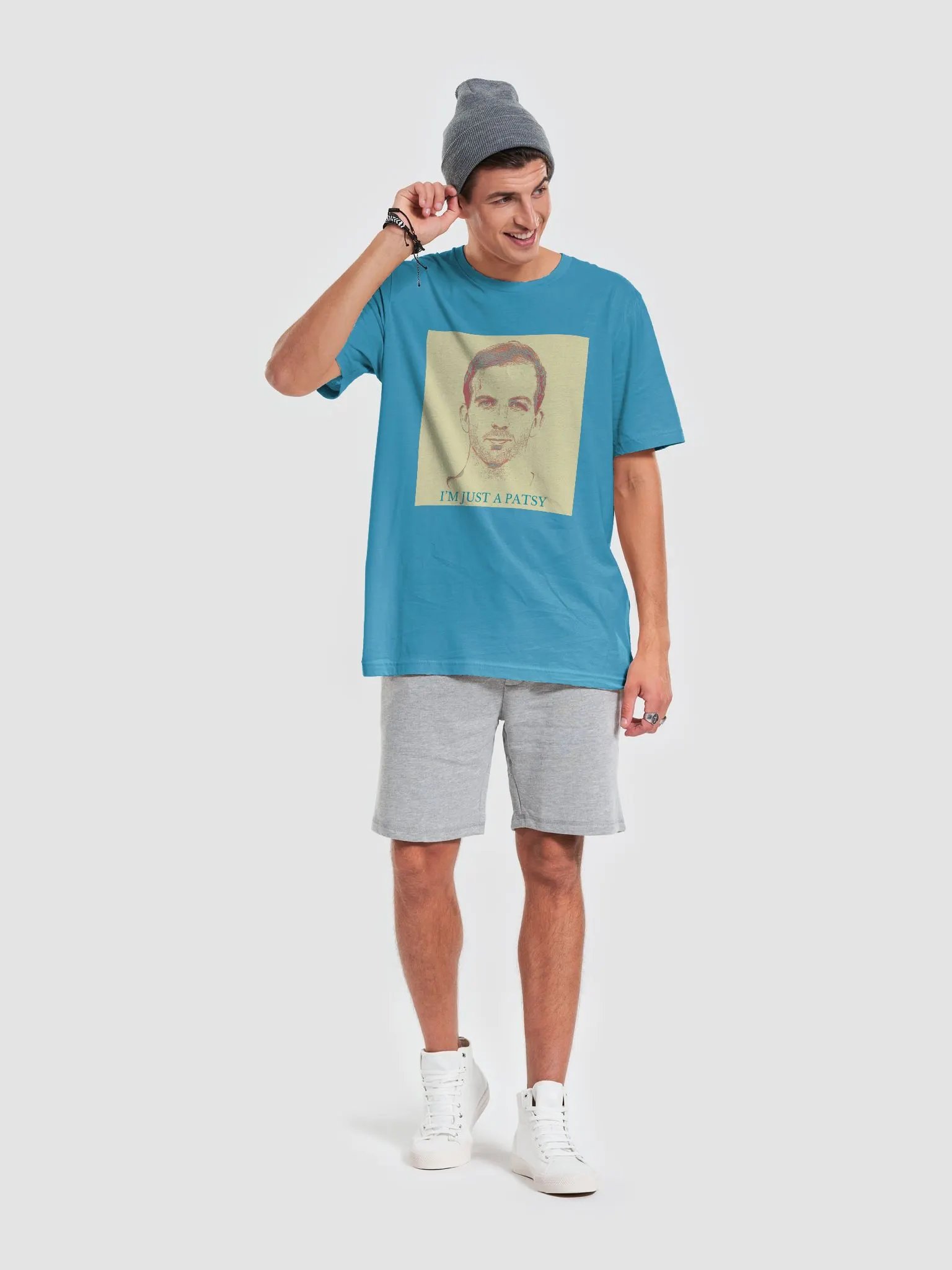 I'm Just a Patsy T-Shirt (Yellow/Blue) product image (6)