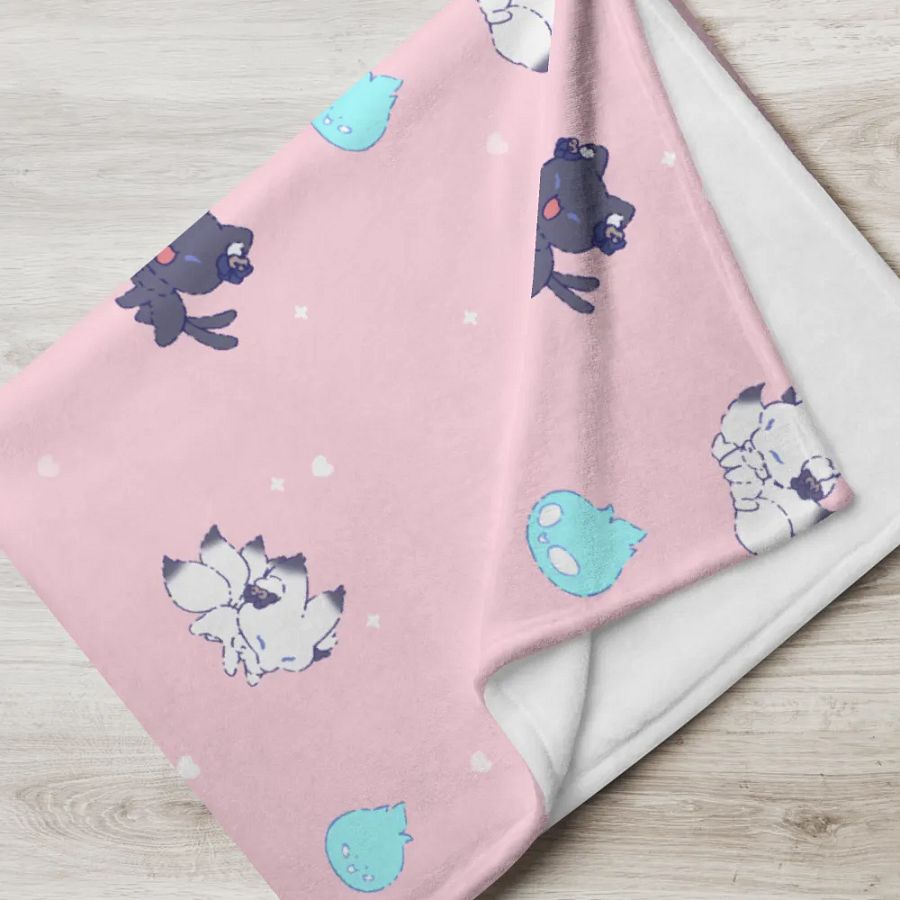 meiya, meinya & wisps blanket (pink) product image (5)