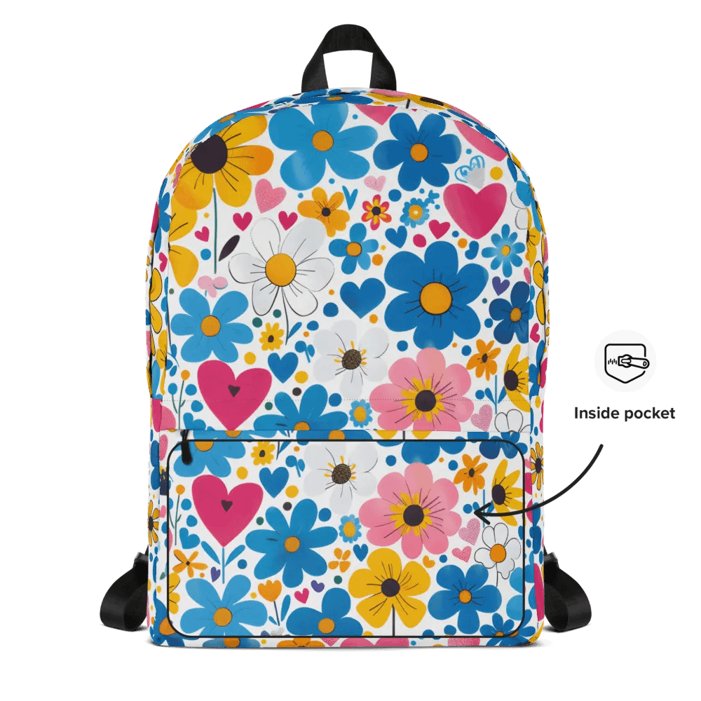 Floral Splendor All-Over Backpack product image (4)