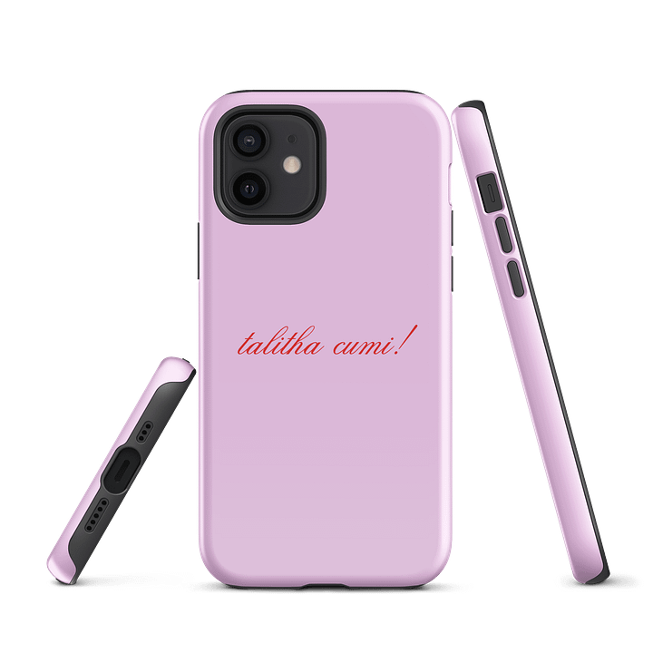 Talitha Cumi Tough Phone Case - Pink product image (1)